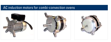 AC Induction motors for Combi-Convection Ovens